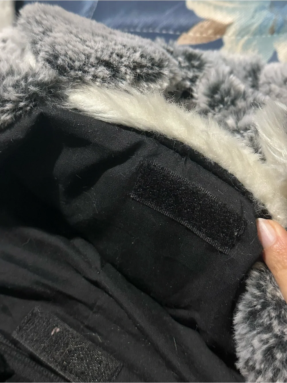 Claire's Grey and White Husky Plush Kids Backpack